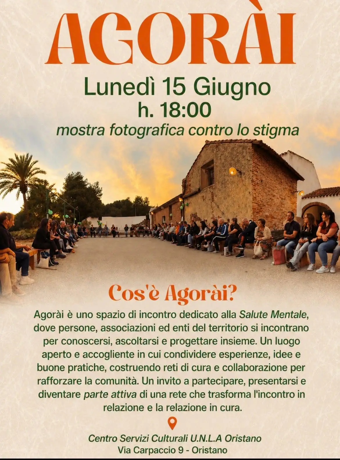 Immagine dell'evento 'Agorài - Spazi per generare salute mentale'